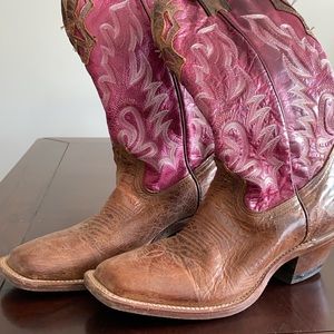 Boulet square toe cowboy boots women’s 8.5C